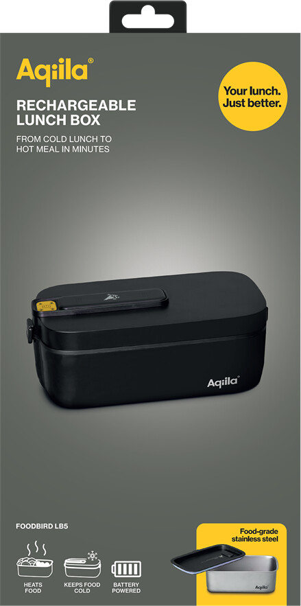 Aqiila - Foodbird Bl5 - Rechargeable Lunch Box - Madkasse