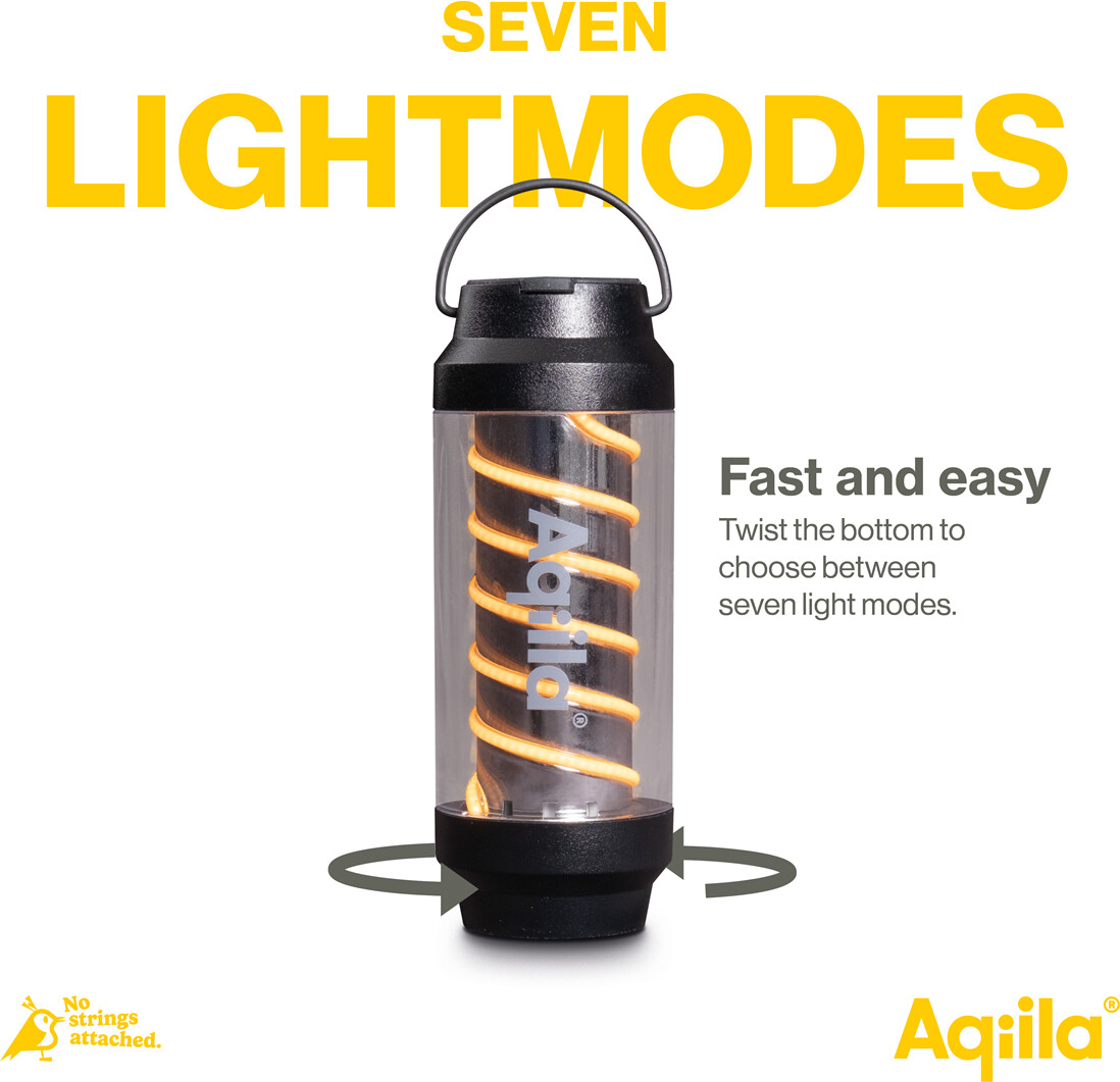 Aqiila - 2-I-1 Genopladelig Lommelygte Og Lampe - Lightbird G1