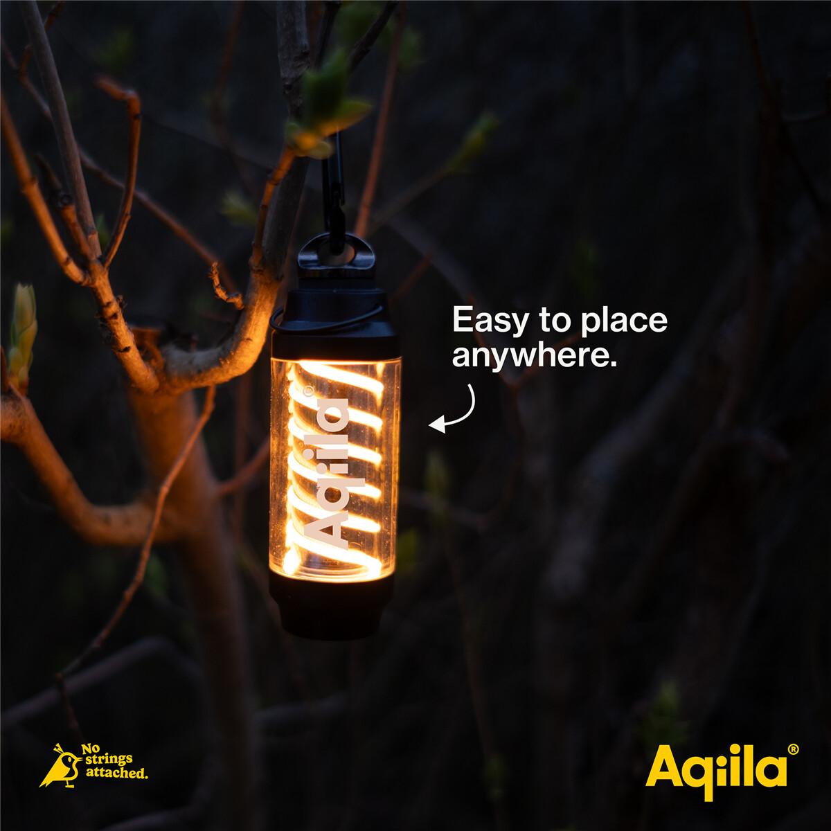 Aqiila - 2-I-1 Genopladelig Lommelygte Og Lampe - Lightbird G1