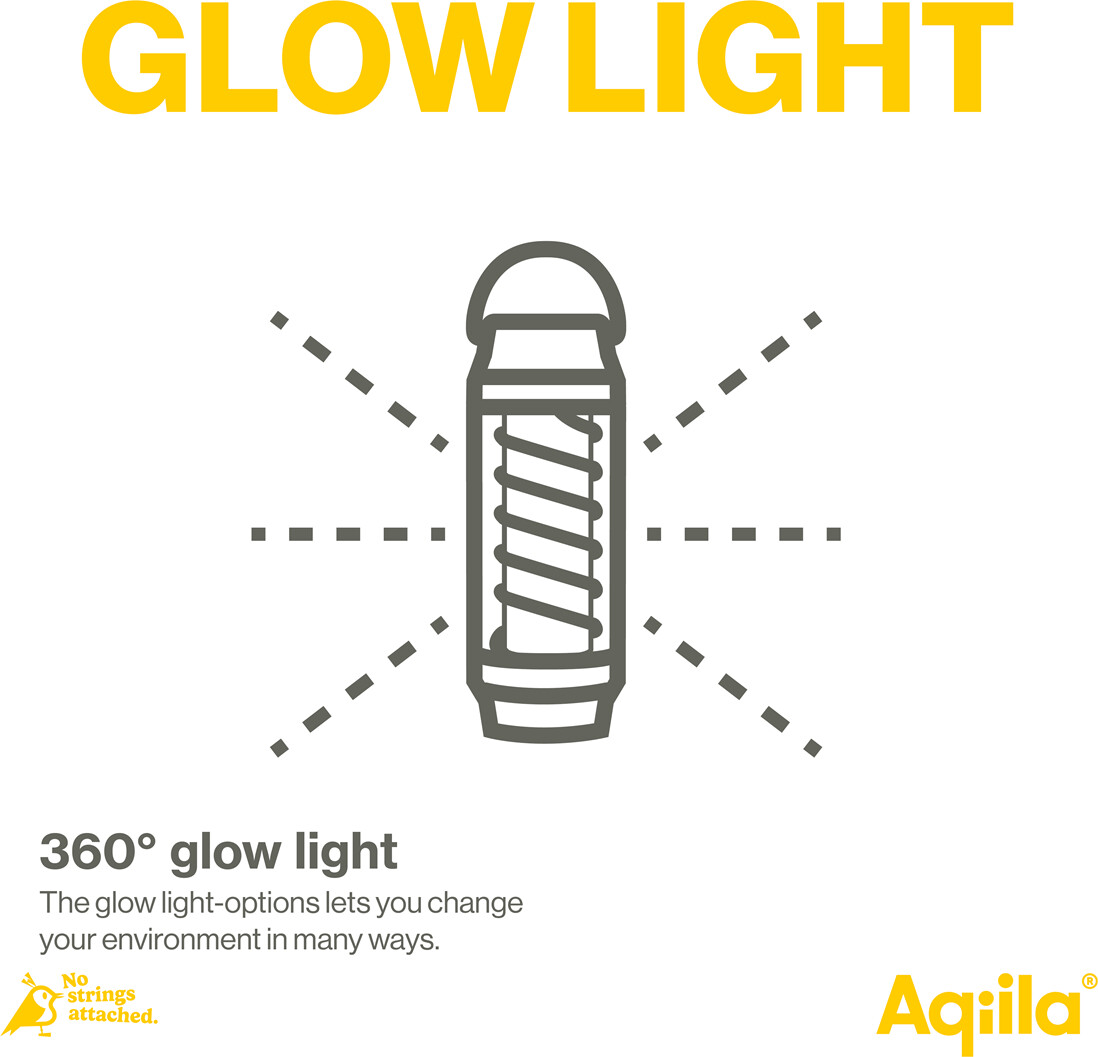 Aqiila - 2-I-1 Genopladelig Lommelygte Og Lampe - Lightbird G1