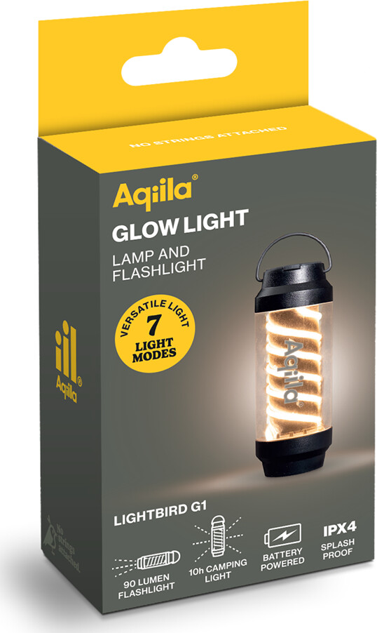 Aqiila - 2-I-1 Genopladelig Lommelygte Og Lampe - Lightbird G1