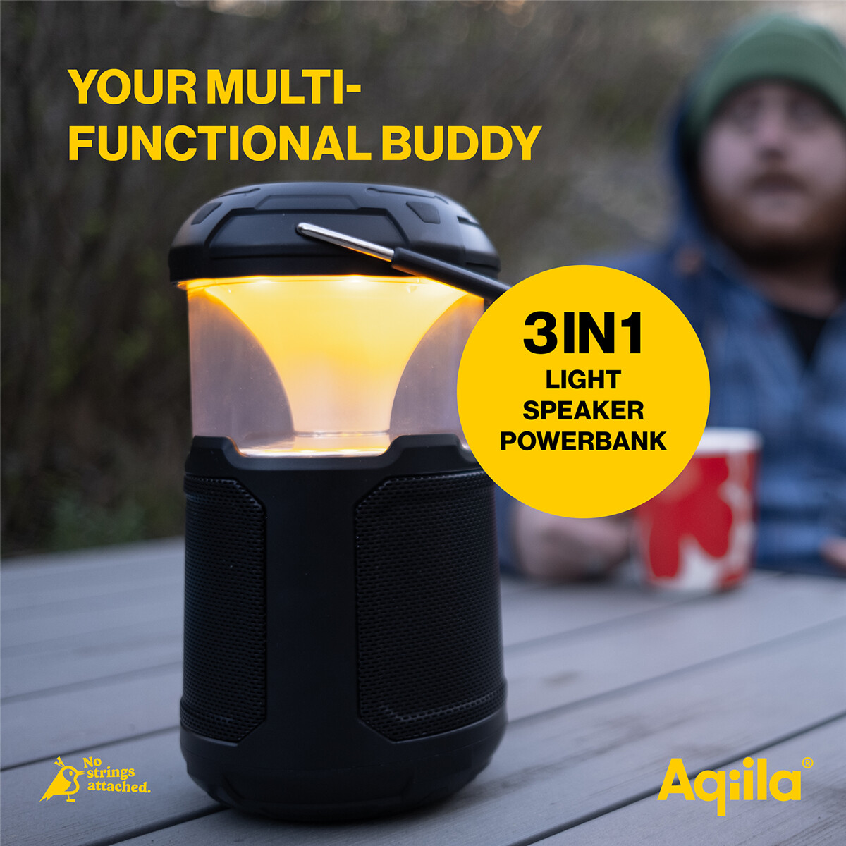 Aqiila - Soundbird B10 - Dimmable Led Light With Speakers