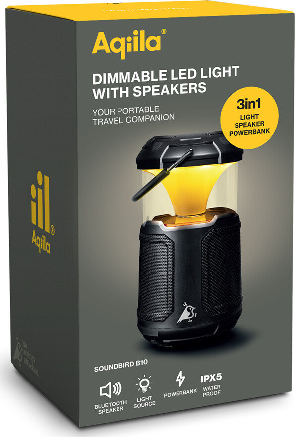 Aqiila - Soundbird B10 - Dimmable Led Light With Speakers