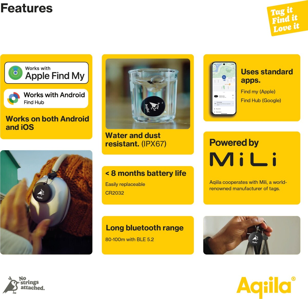 Aqiila - Tagbird - Item Finder 4-Pack
