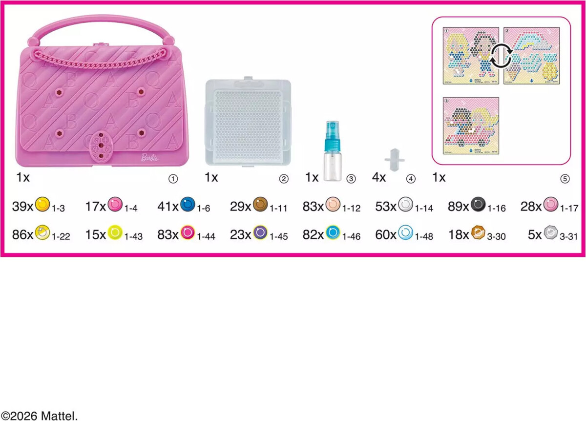 Aquabeads - Barbie Min Kreative Håndtaske