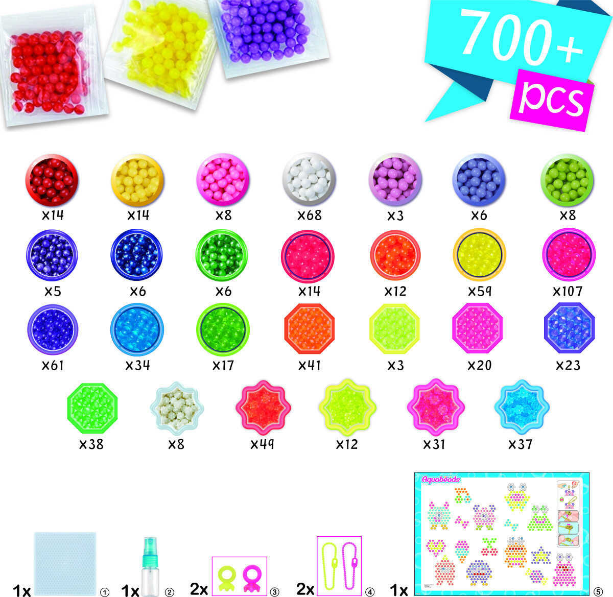 Aquabeads - Crazy Monsters Kreativt Sæt