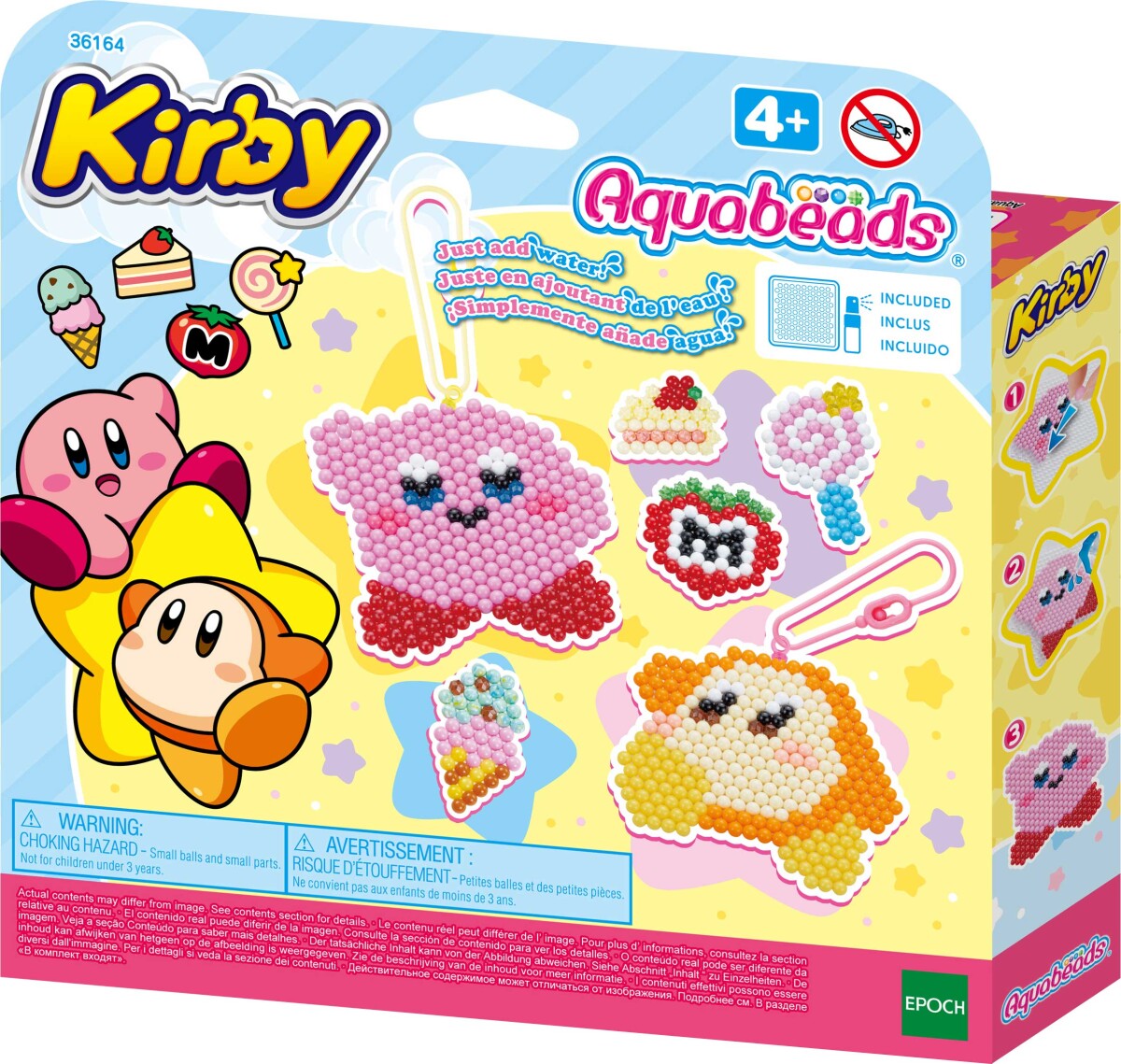 Aquabeads - Kirby Nøglering - Kreativt Sæt