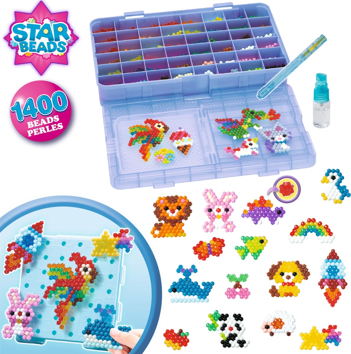 Aquabeads - Deluxe Creation Box Med 1400 Perler