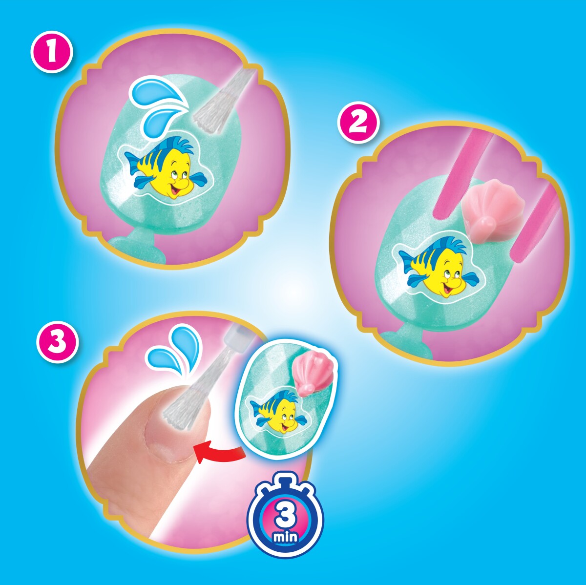 Perle Aquabeads Aquabeads Nail Studio-La Recharge Cœurs Et Rubans-Loisir Créatif Et Activité Manuelle Pour Enfants De 4ans Et -Manucure Enfants- 35059, 35059, Multicolor Kit Manucure Enfant Sans Danger