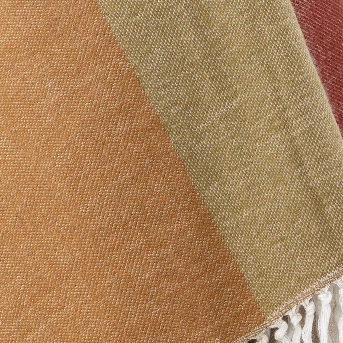 Bloomingville - Ara Plaid - Brun - Akryl - 150X130 Cm