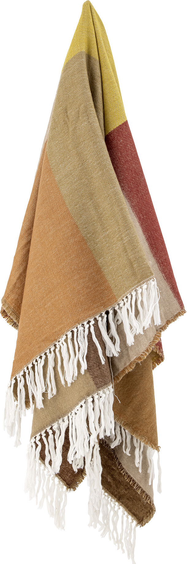 Bloomingville - Ara Plaid - Brun - Akryl - 150X130 Cm