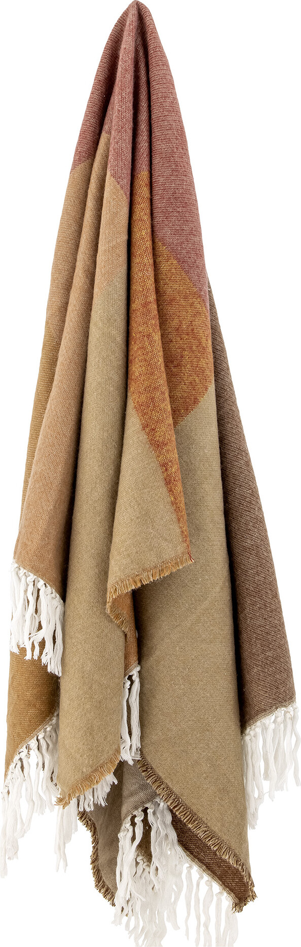 Bloomingville - Ara Plaid - Brun - Akryl - 150X130 Cm