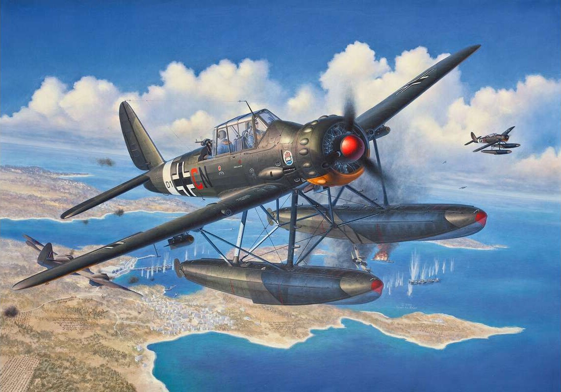 Revell - Arado Ar196A-3 Seaplane - Byggesæt - 1 32 - 03787