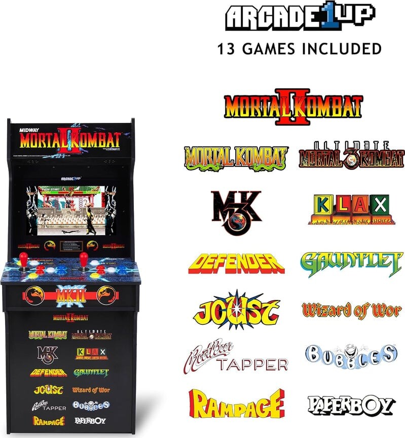 Arcade1Up - Mortal Kombat Arkademaskine - Classic Slim Edition