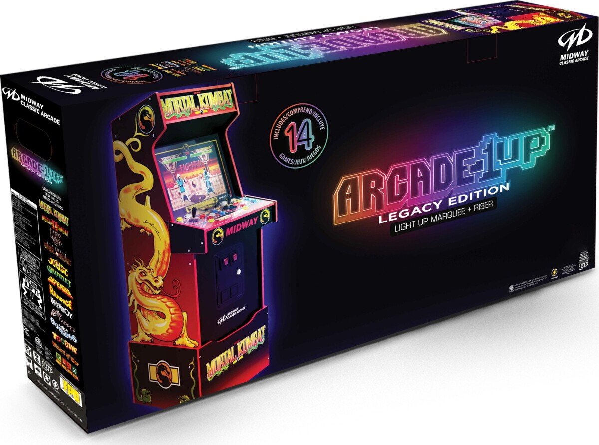 Arcade 1 Up - Mortal Kombat Midway Legacy Arkademaskine - 14 Spil