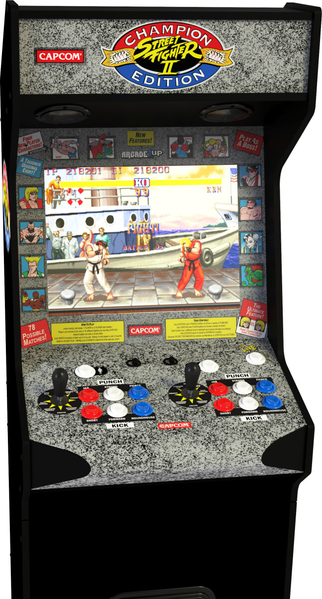 Arcade 1 Up - Street Fighter Deluxe Arkademaskine - 14 Spil