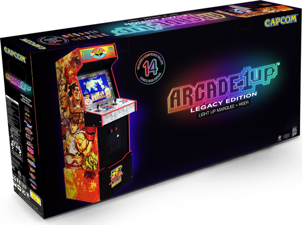Arcade 1 Up - Street Fighter Legacy Arkademaskine - 14 Spil