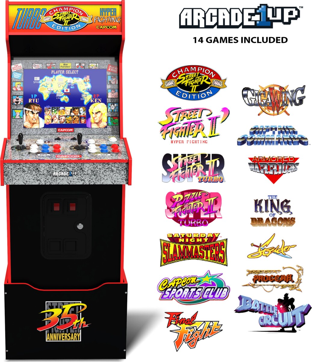 Arcade 1 Up - Street Fighter Legacy Arkademaskine - 14 Spil