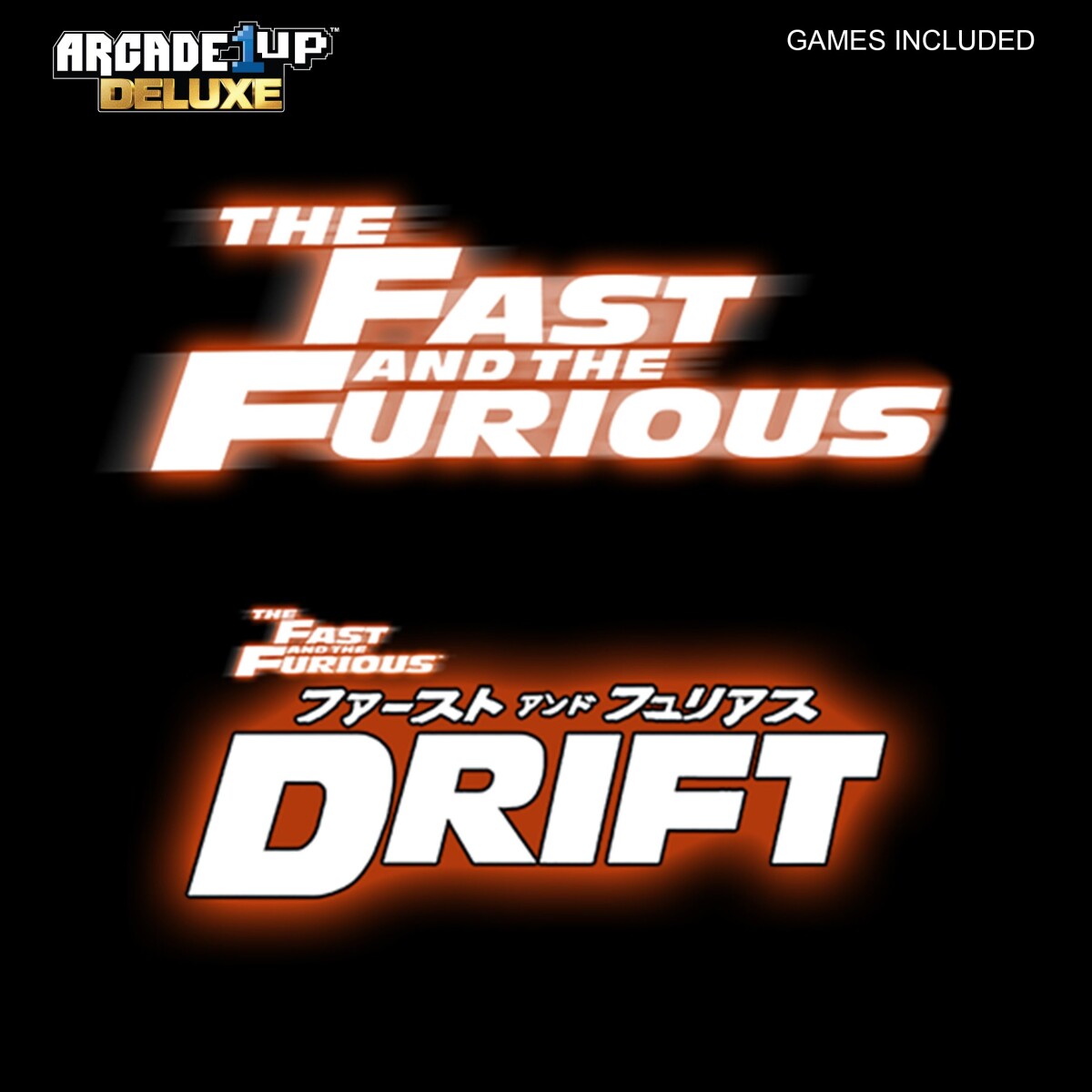 Arcade 1 Up - The Fast The Furious Arkademaskine - 4 Spil
