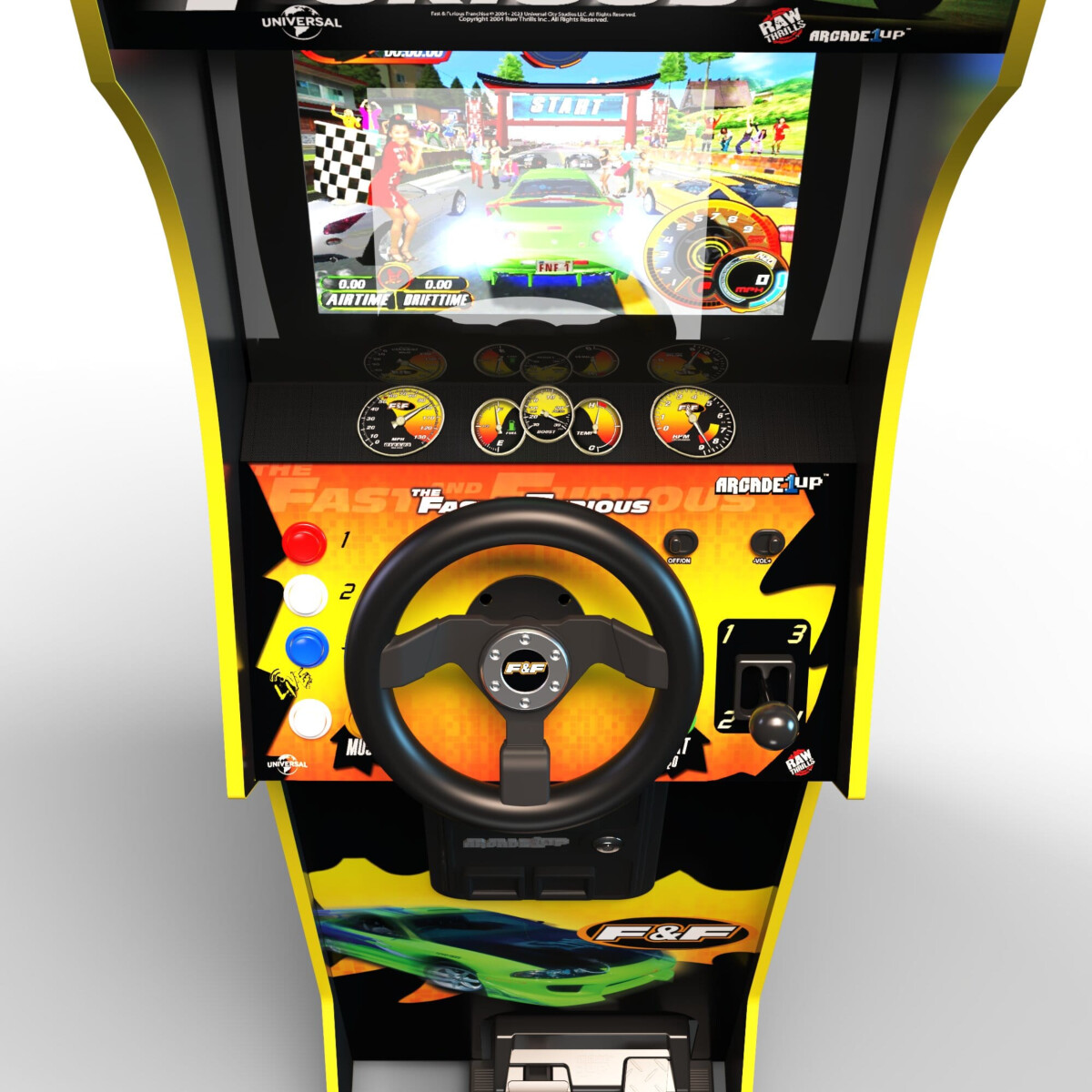 Arcade 1 Up - The Fast The Furious Arkademaskine - 4 Spil