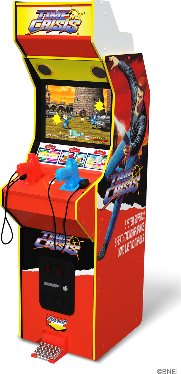 Arcade 1 Up - Time Crisis Deluxe Arkademaskine - 4 Spil