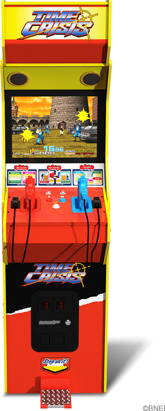 Arcade 1 Up - Time Crisis Deluxe Arkademaskine - 4 Spil