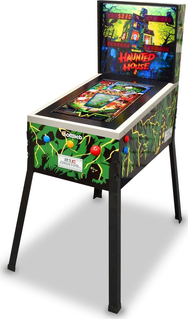 Arcade1Up - Toyshock Pinball Maskine - Haunted House - 8 Spil