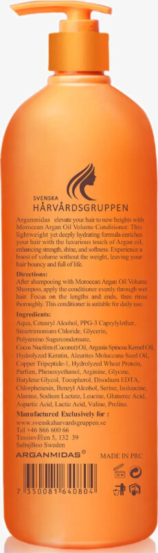 Arganmidas - Moroccan Argan Oil Volume Conditioner - 1000Ml