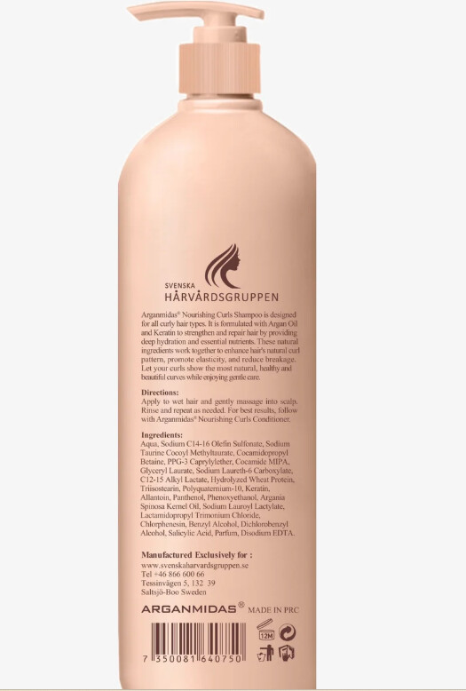 Arganmidas - Nourishing Curls Shampoo - 1000Ml