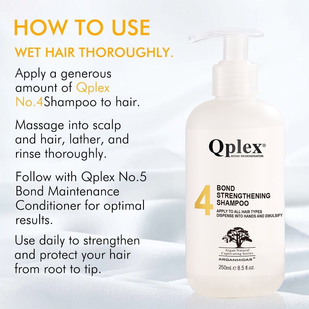 Arganmidas - Qplex No4 Bond Strengthening Shampoo - 250Ml
