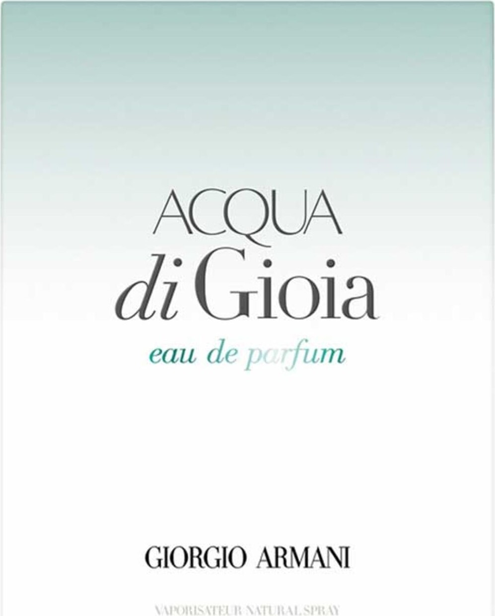 Giorgio Armani Dameparfume - Acqua Di Gioia Edp 30 Ml