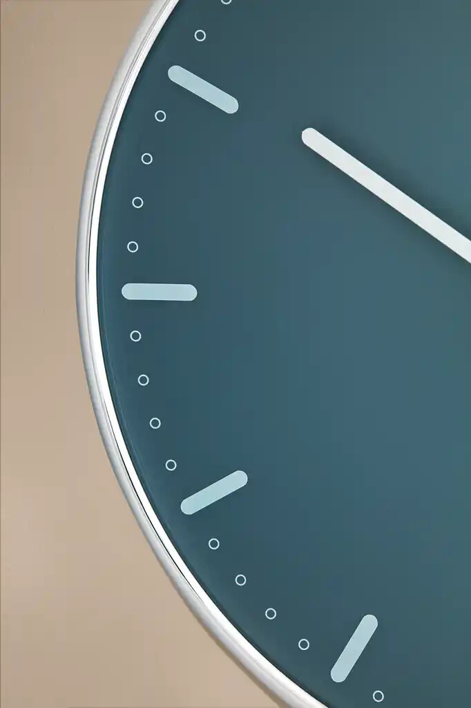 Arne Jacobsen - City Hall Vægur - Ø21 Cm - Blå