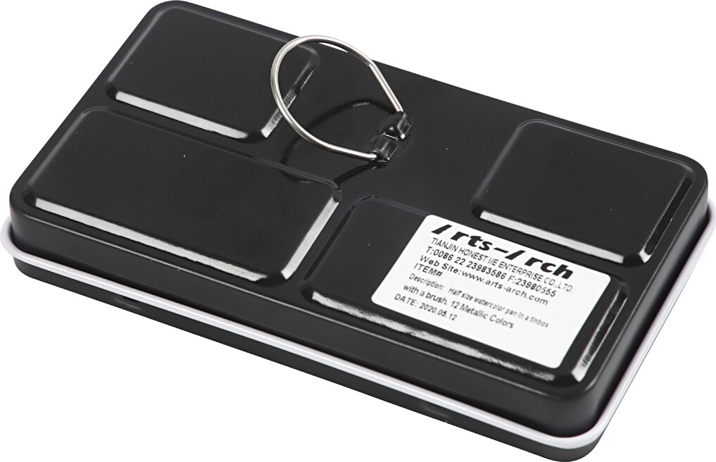 Art Aqua Akvarelfarver - Str 10X15 Mm - Metallicfarver - 12 Frv