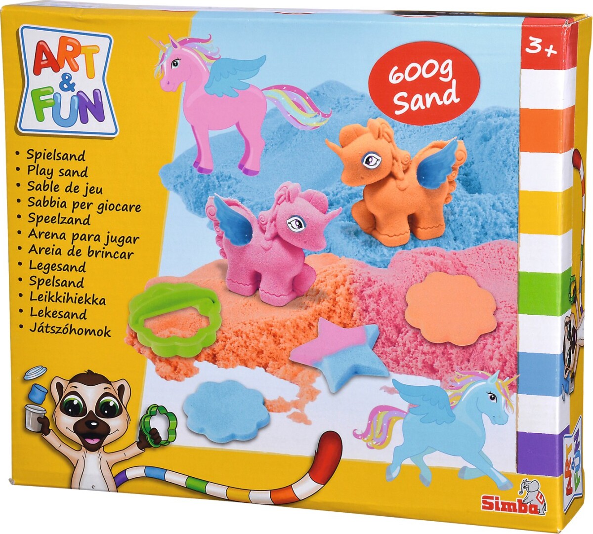 Art Fun - Legesand Enhjørning Sæt Til Børn