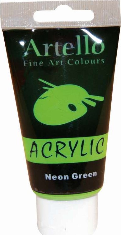 Artello Acrylic - Akrylmaling - 75 Ml - Neon Grøn