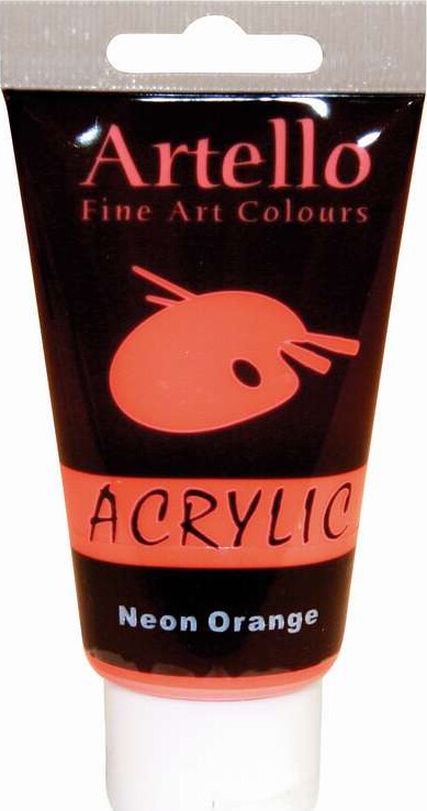 Artello Acrylic - Akrylmaling - 75 Ml - Neon Orange