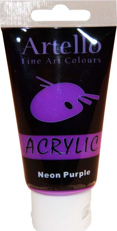 Artello Acrylic - Akrylmaling - 75 Ml - Neon Lilla