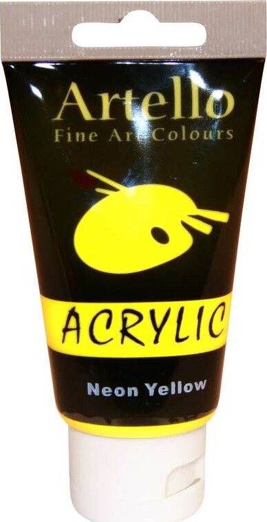 Artello Acrylic - Akrylmaling - 75 Ml - Neon Gul