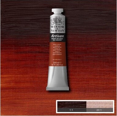 Winsor Newton - Oliemaling - Artisan - Burnt Sienna 200 Ml