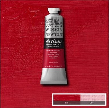 Winsor Newton - Artisan Oliemaling - Cadmium Red Dark 37 Ml