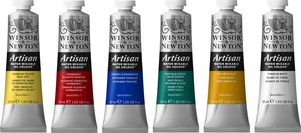 Winsor Newton - Artisan Oliemaling Sæt - Beginners Set - 6X37 Ml