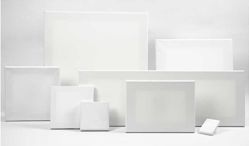 Artistline Canvas - Lærreder - 1 4X10X10 Cm - Hvid - 10 Stk