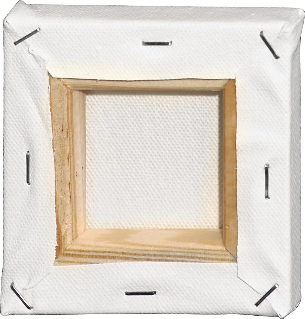 Artistline Canvas - Lærreder - 1 4X10X10 Cm - Hvid - 10 Stk