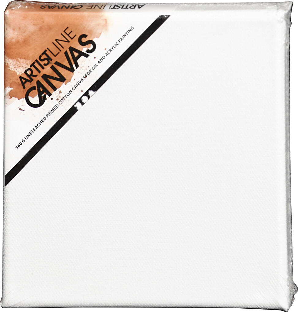 Artistline Canvas - Lærred Til Maleri - 1 6X15X15 Cm - 360 G - Hvid