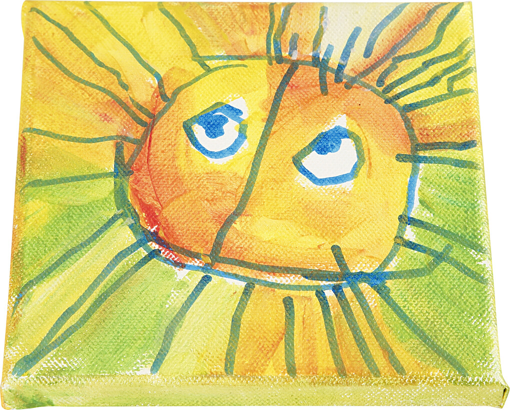 Artistline Canvas - Lærred Til Maleri - 1 6X15X15 Cm - 360 G - Hvid