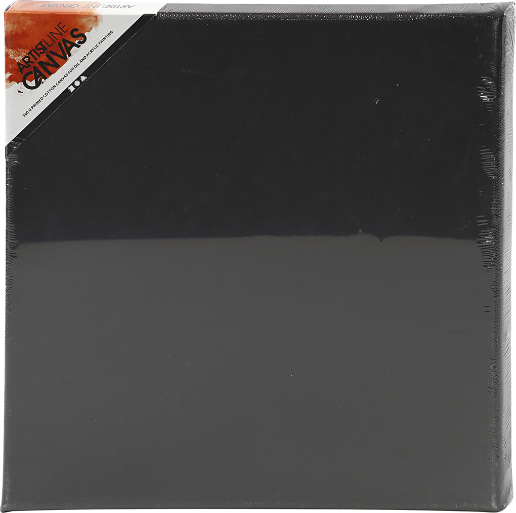 Artistline Canvas - Lærred Til Maleri - 1 6X30X30 Cm - 360 G - Sort
