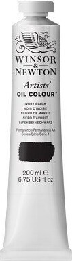 Winsor Newton - Oliemaling - Artists - Ivory Black 200 Ml