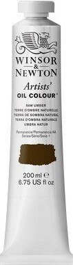 Winsor Newton - Oliemaling - Artists - Raw Umber 200 Ml