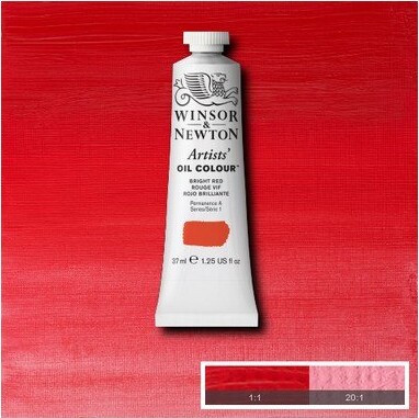 Winsor Newton - Oliemaling - Artists - Bright Red 37 Ml