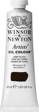 Winsor Newton - Oliemaling - Artists - Lamp Black 37 Ml